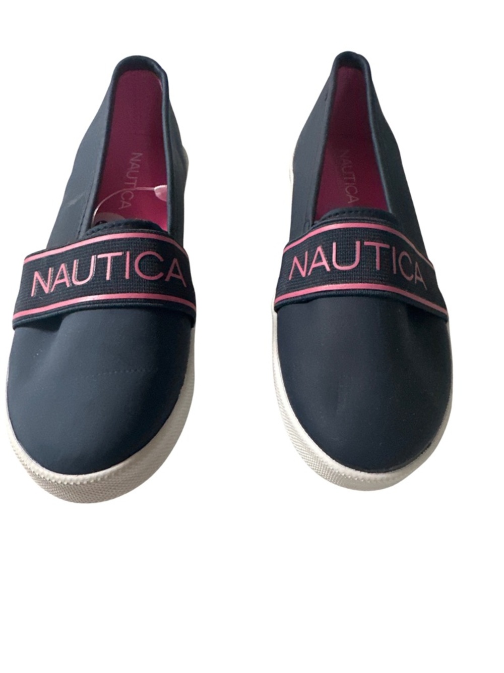 Nautica Sumory Girls  Navy/Dark Pink  Slip-On Flats   Size 13